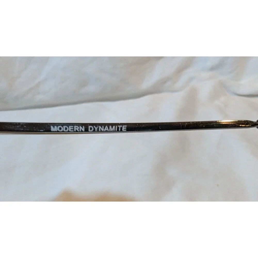 MODERN EYEGLASSES FRAME DYNAMITE SILVER  FULL RIM A516 Frames Only